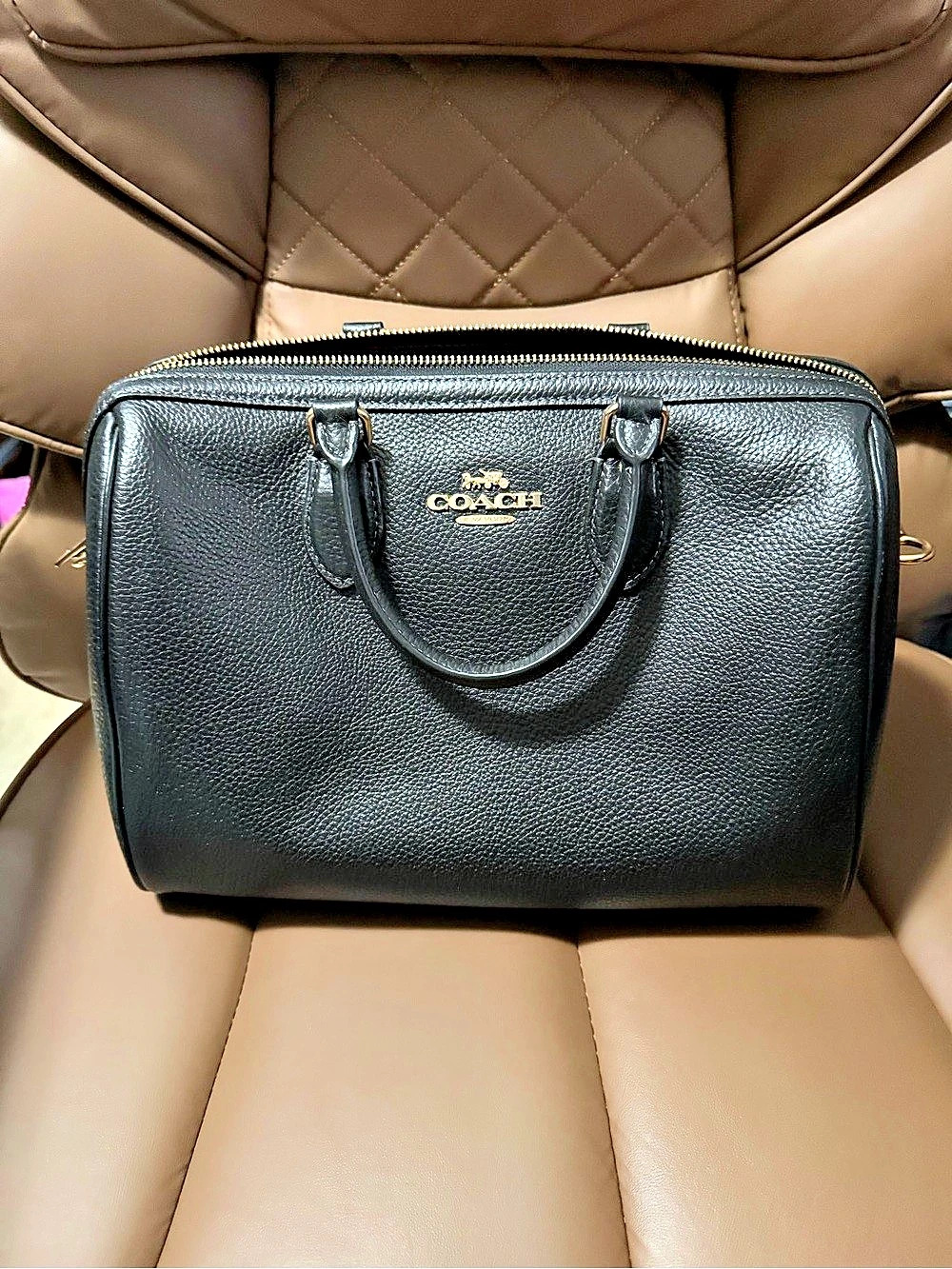 Coach Rowan Satchel Black